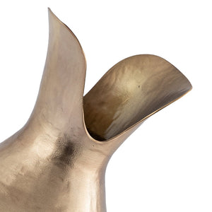 Atlas Shaffer Vase - Elegant Decorative Accessory with Timeless Gourd Shape for Sophisticated Interiors Large Brass AC11585-01