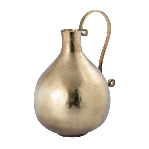 Atlas Shaffer Vase - Elegant Decorative Accessory with Timeless Gourd Shape for Sophisticated Interiors Medium Brass AC11586-01