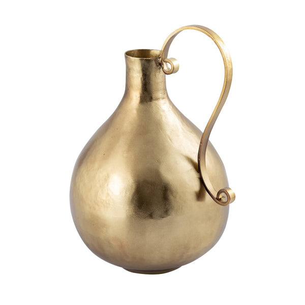 Atlas Shaffer Vase - Elegant Decorative Accessory with Timeless Gourd Shape for Sophisticated Interiors Medium Brass AC11586-01