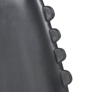 Atlas Sharpe Vase - Modern Black Earthenware Accent with Sculptural Design for Stylish Home Decor AC11588-01