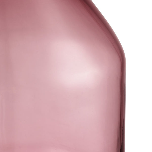 Atlas Sofia Vase - Striking Geometric Glass Decor in Rich Bordeaux for Elegant Home Accents and Displays Large AC11597-01