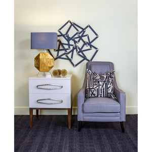 Atlas Spangle Decorative Orbs Set of 3 - Elegant Gold Leaf Accents for Modern Home Décor & Styling AC11602-01S