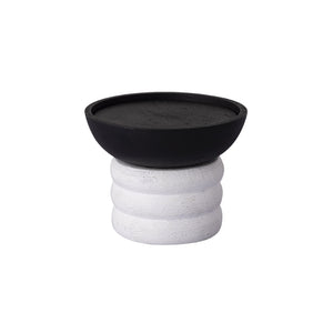 Atlas Stack Pillar Holder Set of 3 - Elegant Metal Candle Holders for Modern Home Decor & Centerpieces AC11613-01S