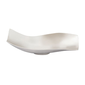 Atlas Sway Bowl - Elegant Set of 2 Polished Silver Nesting Bowls for Modern Home Decor and Organization AC11620-01S