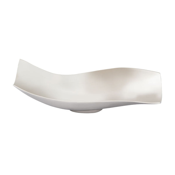 Atlas Sway Bowl - Elegant Set of 2 Polished Silver Nesting Bowls for Modern Home Decor and Organization AC11620-01S
