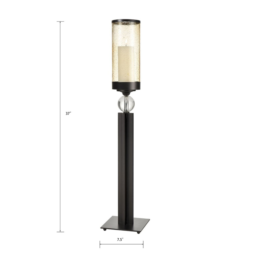 Atlas Tall Candleholder - Sculptural Dark Bronze Design for Modern Interiors, Ideal for Ambient Lighting AC11623-01