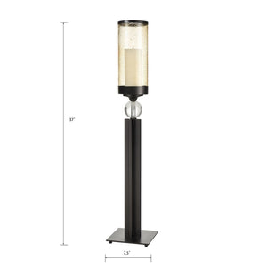Atlas Tall Candleholder - Sculptural Dark Bronze Design for Modern Interiors, Ideal for Ambient Lighting AC11623-01