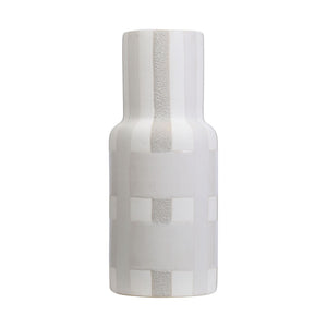 Atlas Tammy Vase - Elegant Earthenware Accent with Woven Glaze for Modern and Farmhouse Decor Small AC11625-01