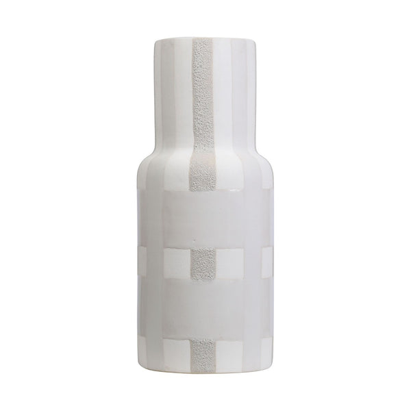 Atlas Tammy Vase - Elegant Earthenware Accent with Woven Glaze for Modern and Farmhouse Decor Small AC11625-01