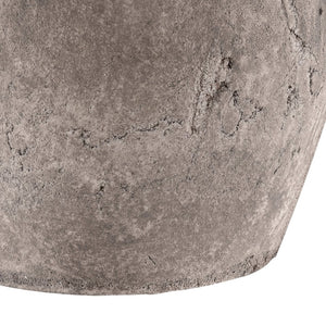 Atlas Tanis Vase - Artful Extra Small Earthenware Accent for Modern & Rustic Home Decor, Aged Gray Finish AC11626-02