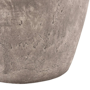Atlas Tanis Vessel - Rustic Earthenware Decor with Taupe Finish for Elegant Home Styling & Display Medium AC11627-01