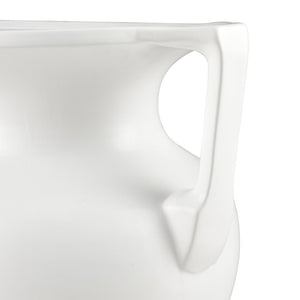 Atlas Tellis Vase - Sculptural Ceramic Decor with Greek-Inspired Design and Modern Fluted Elegance Large AC11633-02
