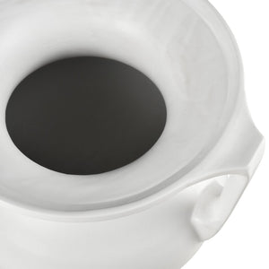 Atlas Tellis Vase - Sculptural Ceramic Decor with Greek-Inspired Design and Modern Fluted Elegance Large AC11633-02