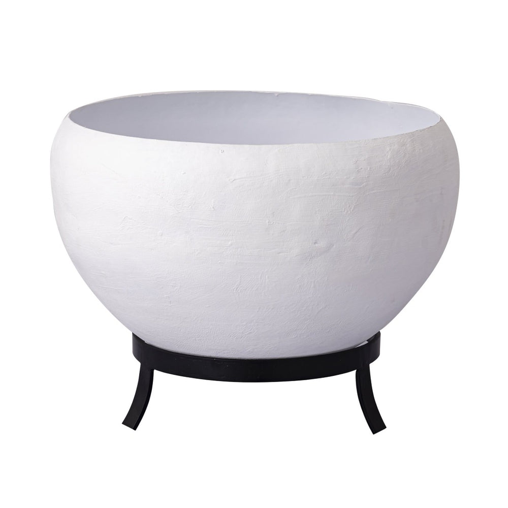 Atlas Teris Planter Set of 2 - Elegant Metal Footed Planters for Vintage Charm in Indoor & Outdoor Spaces AC11634-01S