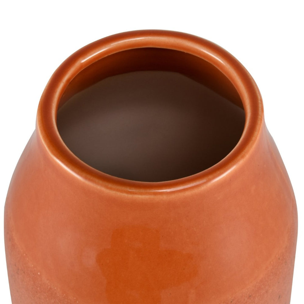 Atlas Terra Vase - Artisanal Terracotta Decor with Ombre Texture for Stunning Home Styling and Display Small AC11635-01