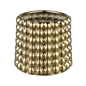 Atlas Theo Vase - Elegant Metallic Finish Decorative Accessory for Modern and Classic Home Interiors Small AC11637-01