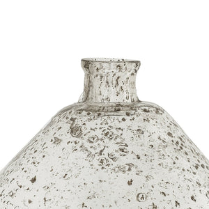Atlas Tollington Round Bottle Vase - Modern Glass Accent for Stylish Decor and Versatile Arrangements Short Clear AC11643-01