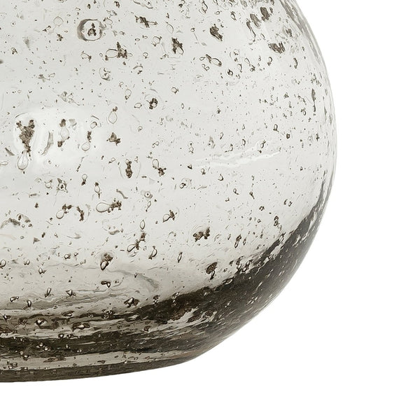 Atlas Tollington Round Bottle Vase - Modern Glass Accent for Stylish Decor and Versatile Arrangements Short Clear AC11643-01