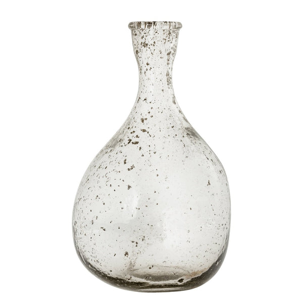 Atlas Tollington Round Bottle Vase - Modern Glass Accent for Stylish Decor and Versatile Arrangements Tall AC11644-01