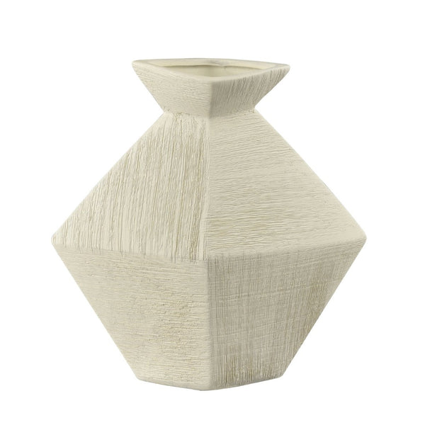 Atlas Tripp Vase – Sculptural Earthenware Accent with Angular Design for Modern Home Décor and Style Small AC11650-01