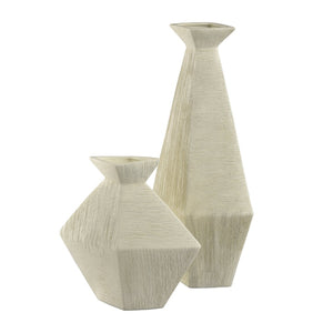 Atlas Tripp Vase – Sculptural Earthenware Accent with Angular Design for Modern Home Décor and Style Small AC11650-01