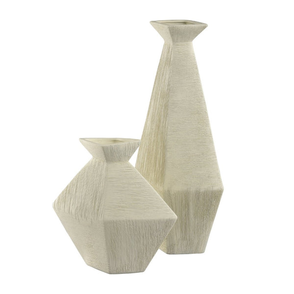 Atlas Tripp Vase – Sculptural Earthenware Accent with Angular Design for Modern Home Décor and Style Small AC11650-01