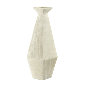 Atlas Tripp Vase – Sculptural Earthenware Accent with Angular Design for Modern Home Décor and Style Large AC11650-02