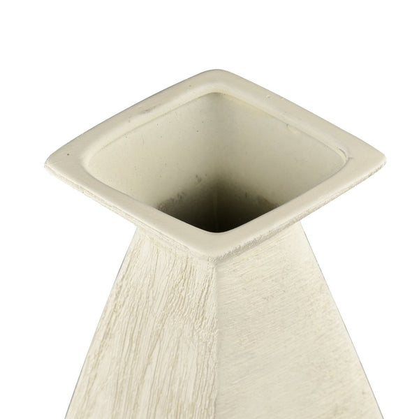 Atlas Tripp Vase – Sculptural Earthenware Accent with Angular Design for Modern Home Décor and Style Large AC11650-02