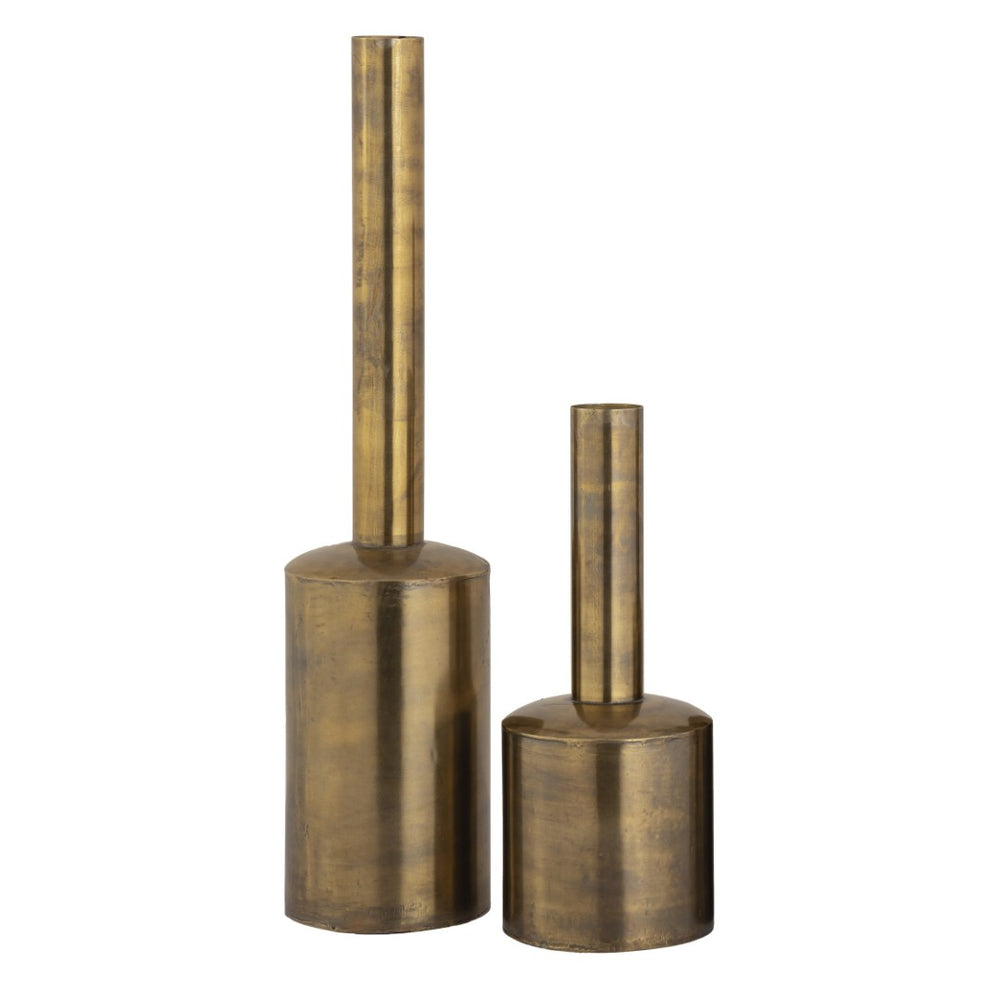 Atlas Tucker Vase - Striking Tall Metal Accent for Vintage Charm and Modern Elegance in Home Decor Large AC11654-01