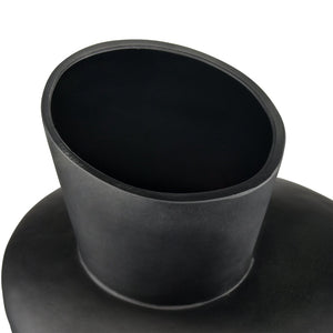 Atlas Tuxedo Vase - Sculptural Glass Art Piece with Asymmetric Design for Modern and Minimalist Interiors Small AC11659-01