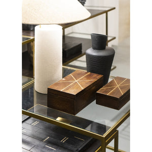 Atlas Tuxedo Vase - Sculptural Glass Art Piece with Asymmetric Design for Modern and Minimalist Interiors Small AC11659-01