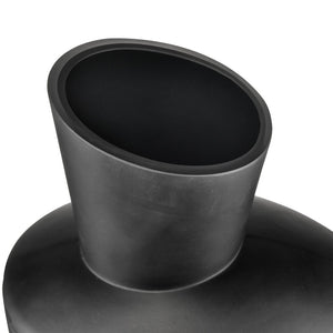 Atlas Tuxedo Vase - Sculptural Glass Art Piece with Asymmetric Design for Modern and Minimalist Interiors Large AC11659-03