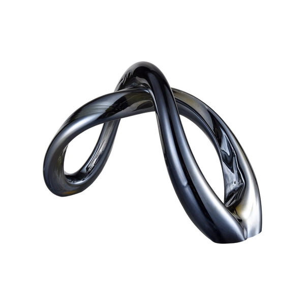 Atlas Twisted Decorative Object - Iridescent Sculptural Accent for Stylish Home Decor & Elegant Styling AC11661-01