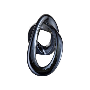 Atlas Twisted Decorative Object - Iridescent Sculptural Accent for Stylish Home Decor & Elegant Styling AC11661-01