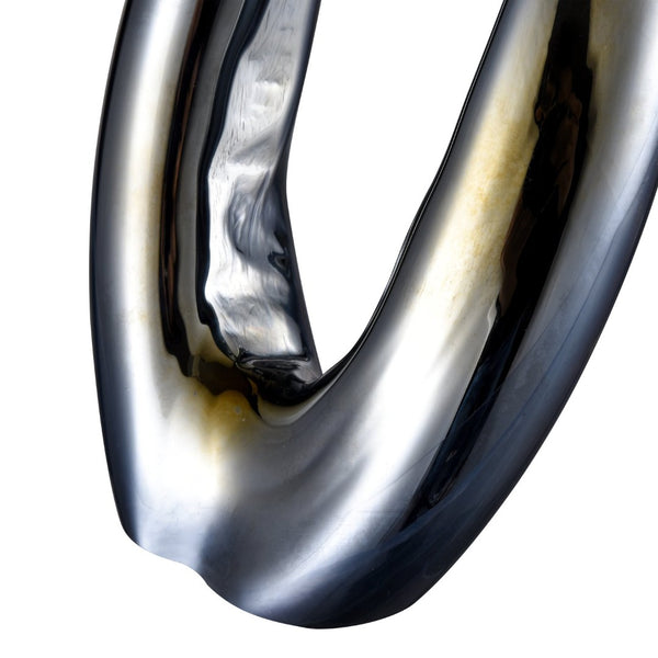 Atlas Twisted Decorative Object - Iridescent Sculptural Accent for Stylish Home Decor & Elegant Styling AC11661-01