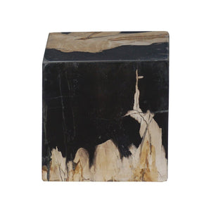 Atlas Vertex Decorative Object - Unique Petrified Wood Sculpture for Modern Rustic Home Accents & Decor AC11663-01
