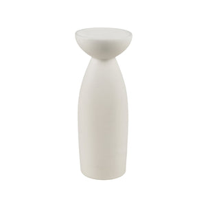 Atlas Vickers Vase - Modern Sculptural Earthenware Décor for Fresh Flowers or Striking Centerpiece Display Medium White AC11664-01