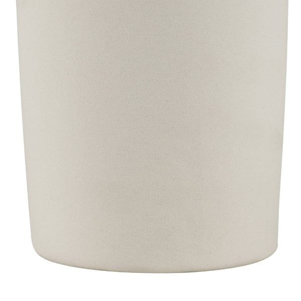 Atlas Vickers Vase - Modern Sculptural Earthenware Décor for Fresh Flowers or Striking Centerpiece Display Medium White AC11664-01