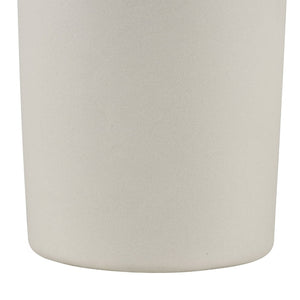 Atlas Vickers Vase - Modern Sculptural Earthenware Décor for Fresh Flowers or Striking Centerpiece Display Large White AC11664-02