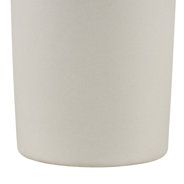 Atlas Vickers Vase - Modern Sculptural Earthenware Décor for Fresh Flowers or Striking Centerpiece Display Large White AC11664-02