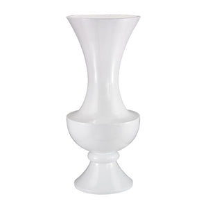 Atlas Wide Urn Vase - Modern Glossy Statement Piece for Dramatic Floral Arrangements & Stylish Decor Accents AC11682-01