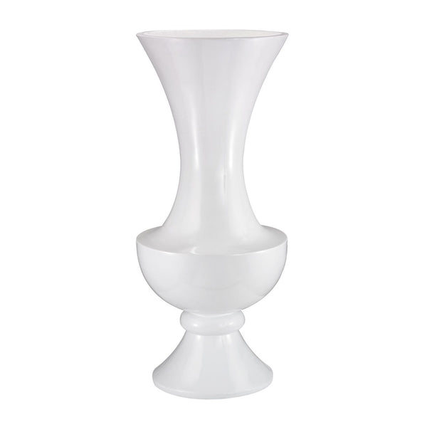 Atlas Wide Urn Vase - Modern Glossy Statement Piece for Dramatic Floral Arrangements & Stylish Decor Accents AC11682-01