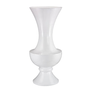 Atlas Wide Urn Vase - Modern Glossy Statement Piece for Dramatic Floral Arrangements & Stylish Decor Accents AC11682-01