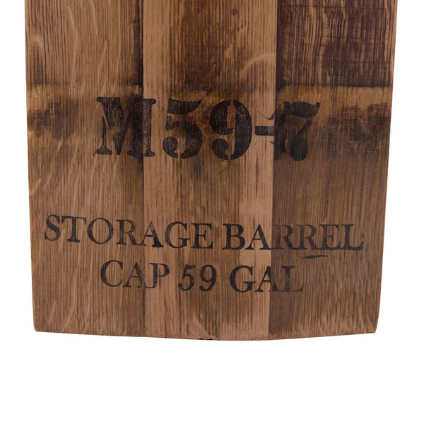 Atlas Wine Stave Bottle Shaped Server - Handcrafted Wooden Décor for Serving & Displaying Wine & Appetizers AC11686-01