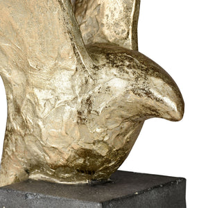 Atlas Winged Bird Sculpture Set of 3 - Elegant Gold-Finished Decor for Modern Home Styling & Display AC11687-01S