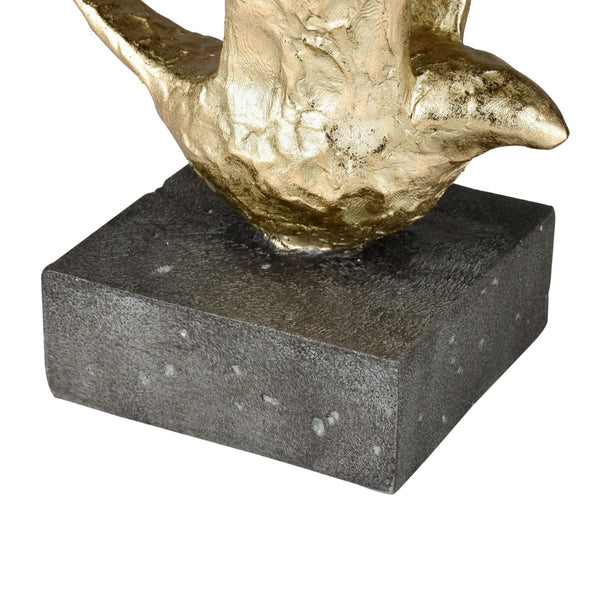 Atlas Winged Bird Sculpture Set of 3 - Elegant Gold-Finished Decor for Modern Home Styling & Display AC11687-01S