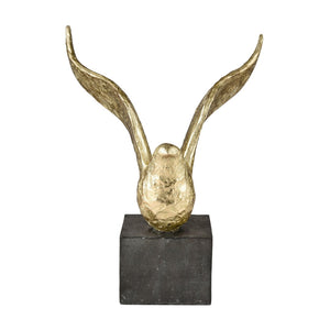 Atlas Winged Bird Sculpture Set of 3 - Elegant Gold-Finished Decor for Modern Home Styling & Display AC11687-01S