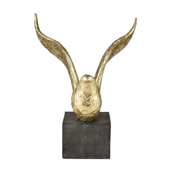 Atlas Winged Bird Sculpture Set of 3 - Elegant Gold-Finished Decor for Modern Home Styling & Display AC11687-01S