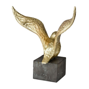 Atlas Winged Bird Sculpture Set of 3 - Elegant Gold-Finished Decor for Modern Home Styling & Display AC11687-01S