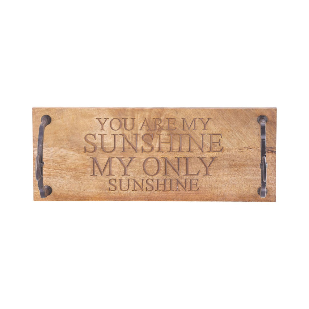 Atlas You Are My Sunshine Swing - Charming Natural Mango Wood Decor for Playful Home Accents & Nurseries AC11691-01